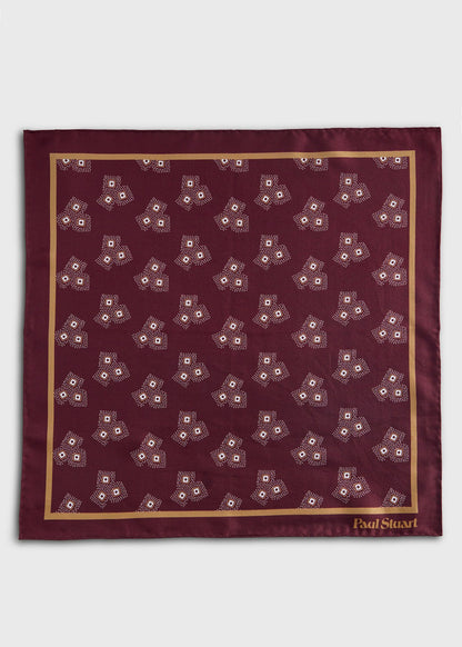 Paul Stuart New | Geometric Dot Pocket Square