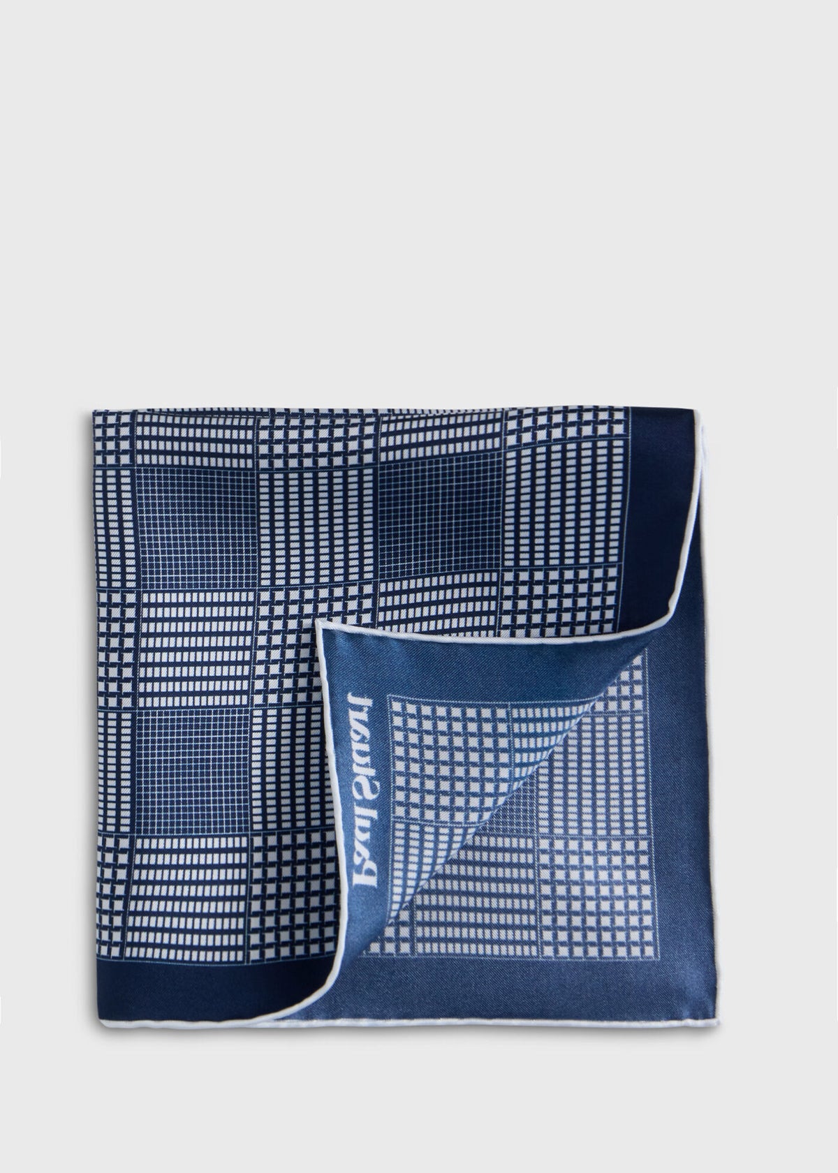 Paul Stuart Best Price | Glen Plaid Silk Pocket Square