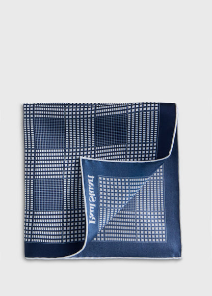 Paul Stuart Best Price | Glen Plaid Silk Pocket Square