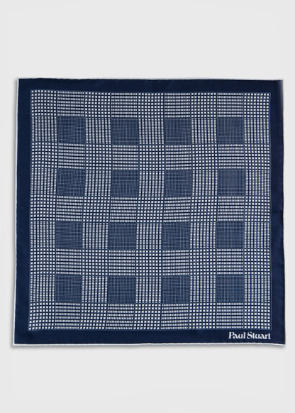 Paul Stuart Best Price | Glen Plaid Silk Pocket Square