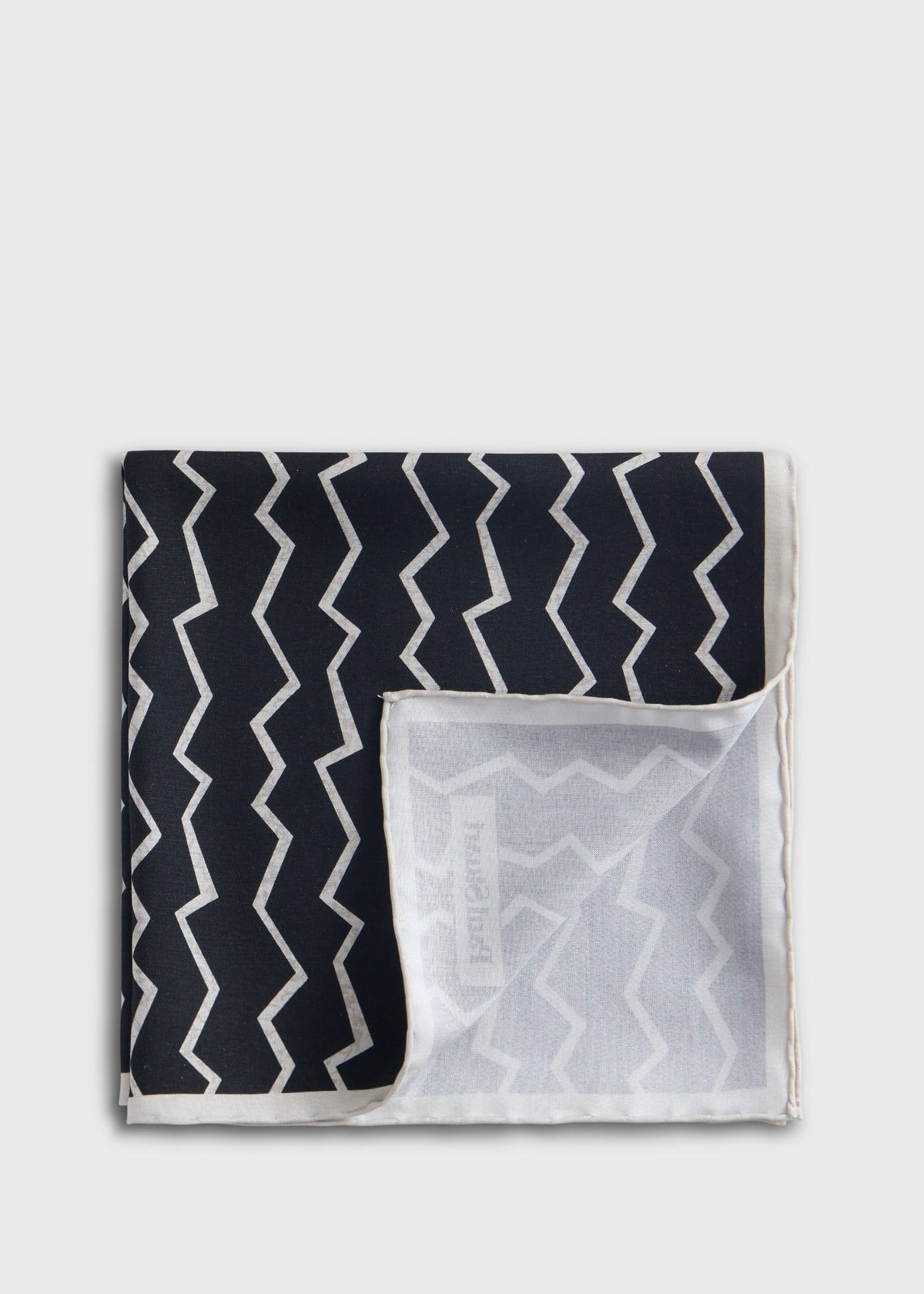 Paul Stuart Popular | Silk Printed Geometric Pocket Square