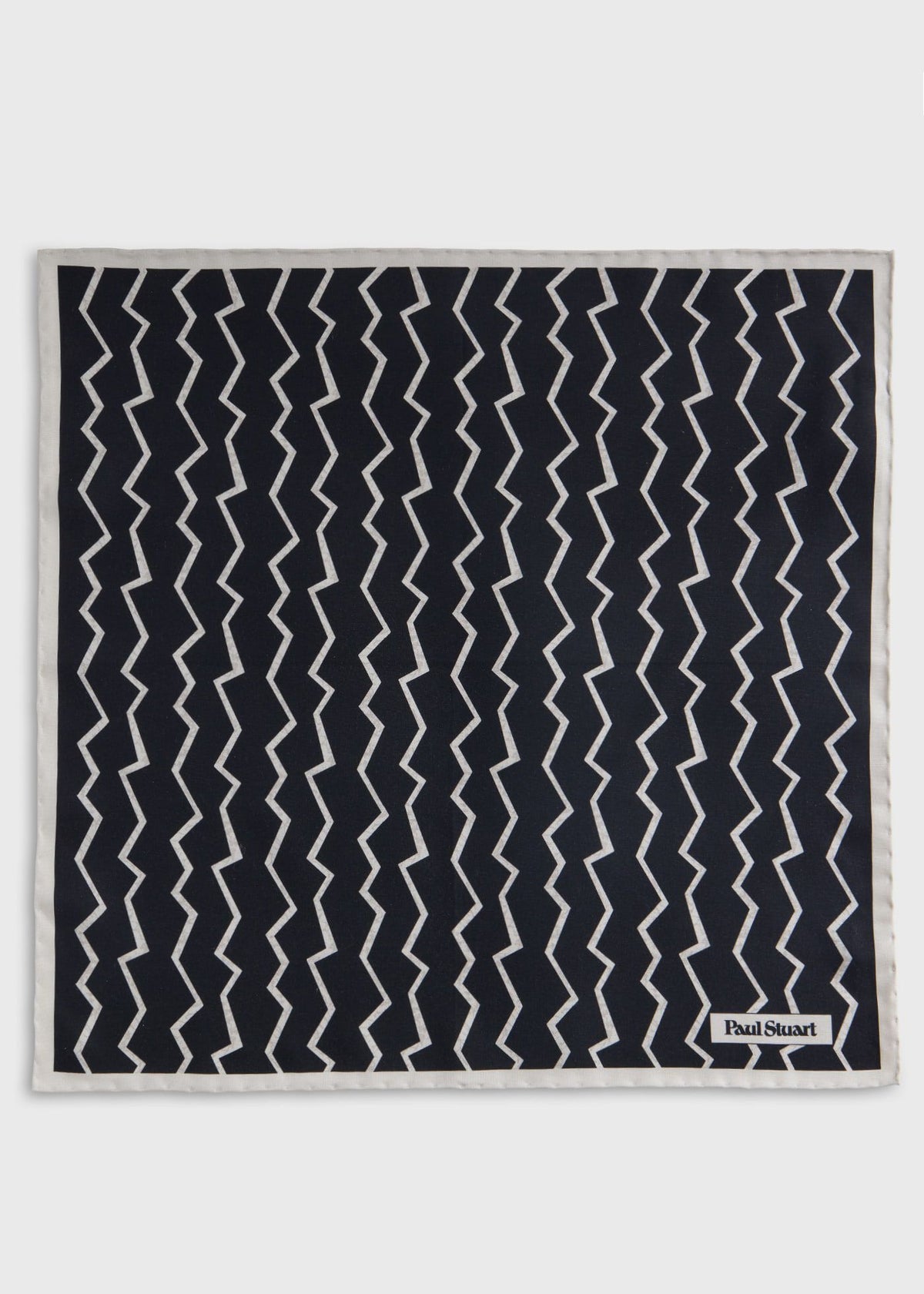 Paul Stuart Popular | Silk Printed Geometric Pocket Square