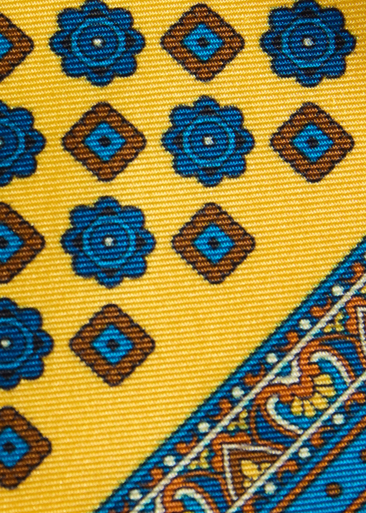 Paul Stuart Hot Sale | Medallion Print Pocket Square