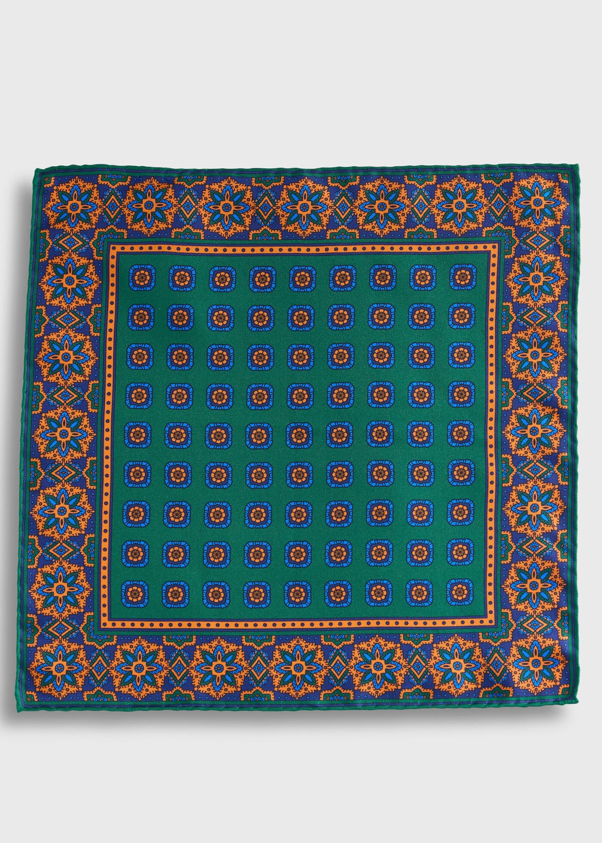 Paul Stuart Top Pick | Medallion Print Pocket Square