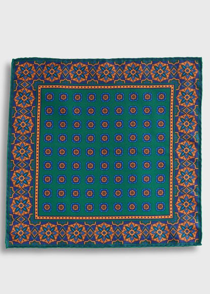 Paul Stuart Top Pick | Medallion Print Pocket Square