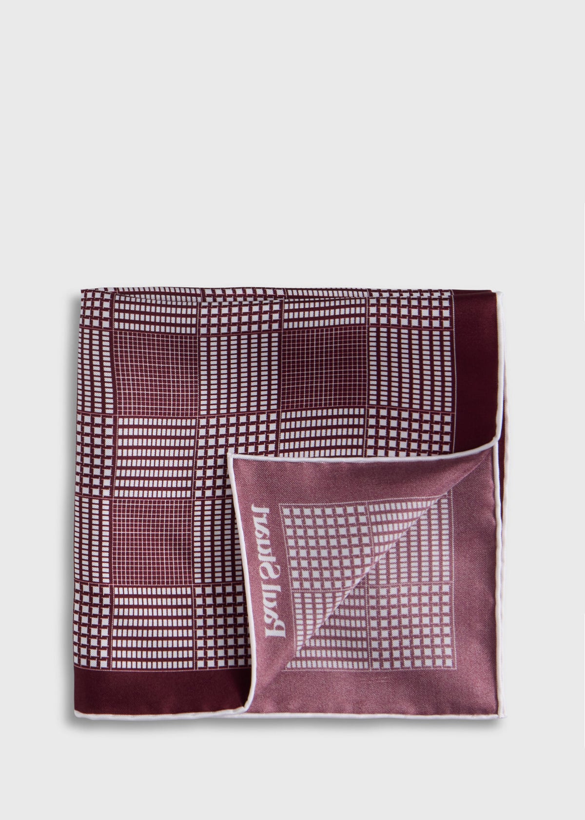 Paul Stuart Popular | Glen Plaid Silk Pocket Square