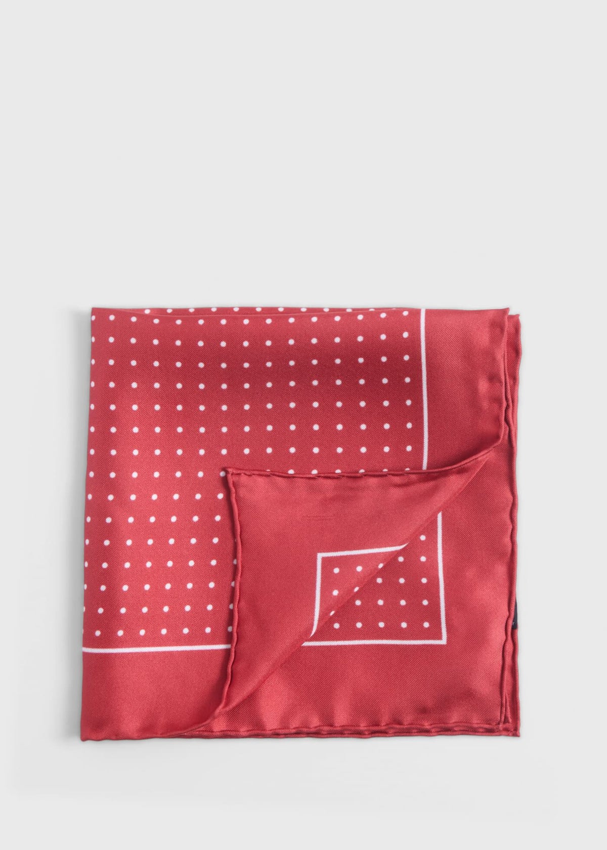 Paul Stuart Exclusive | Silk Twill Dot Print Pocket Square