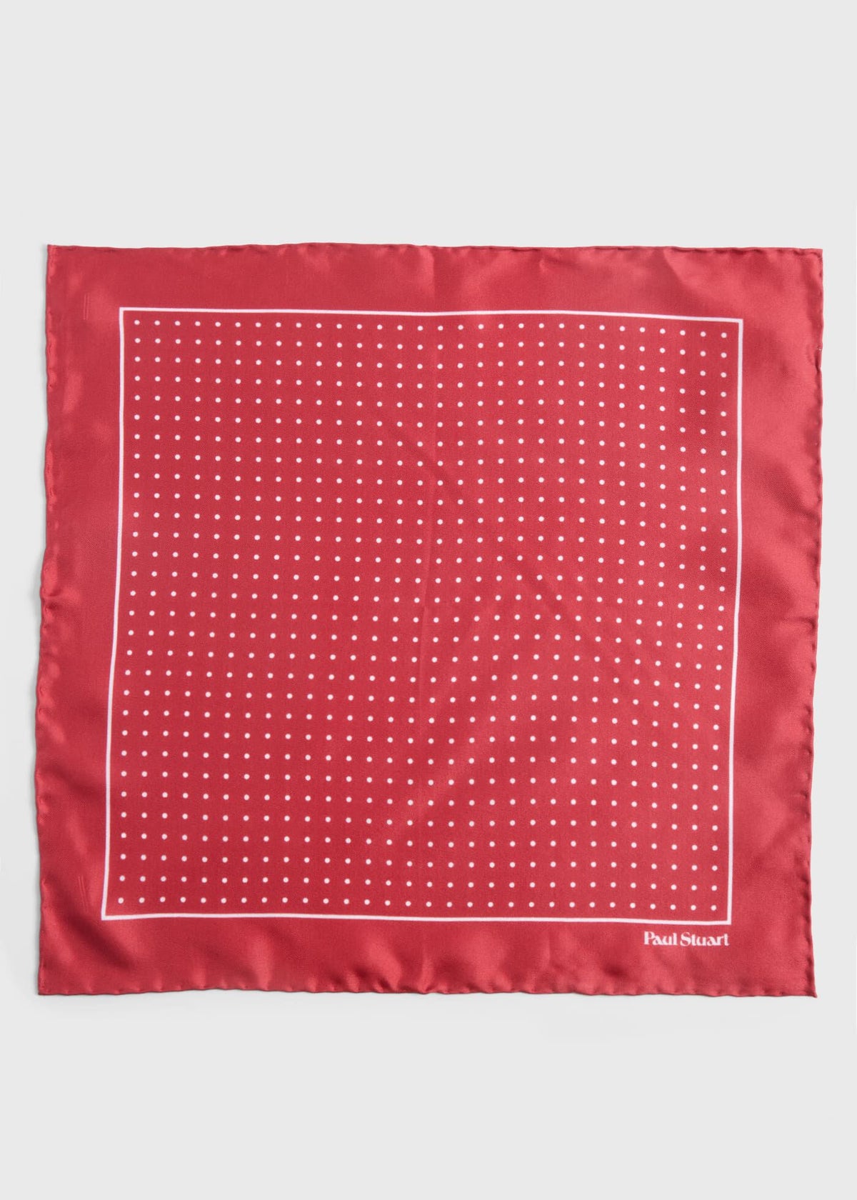 Paul Stuart Exclusive | Silk Twill Dot Print Pocket Square