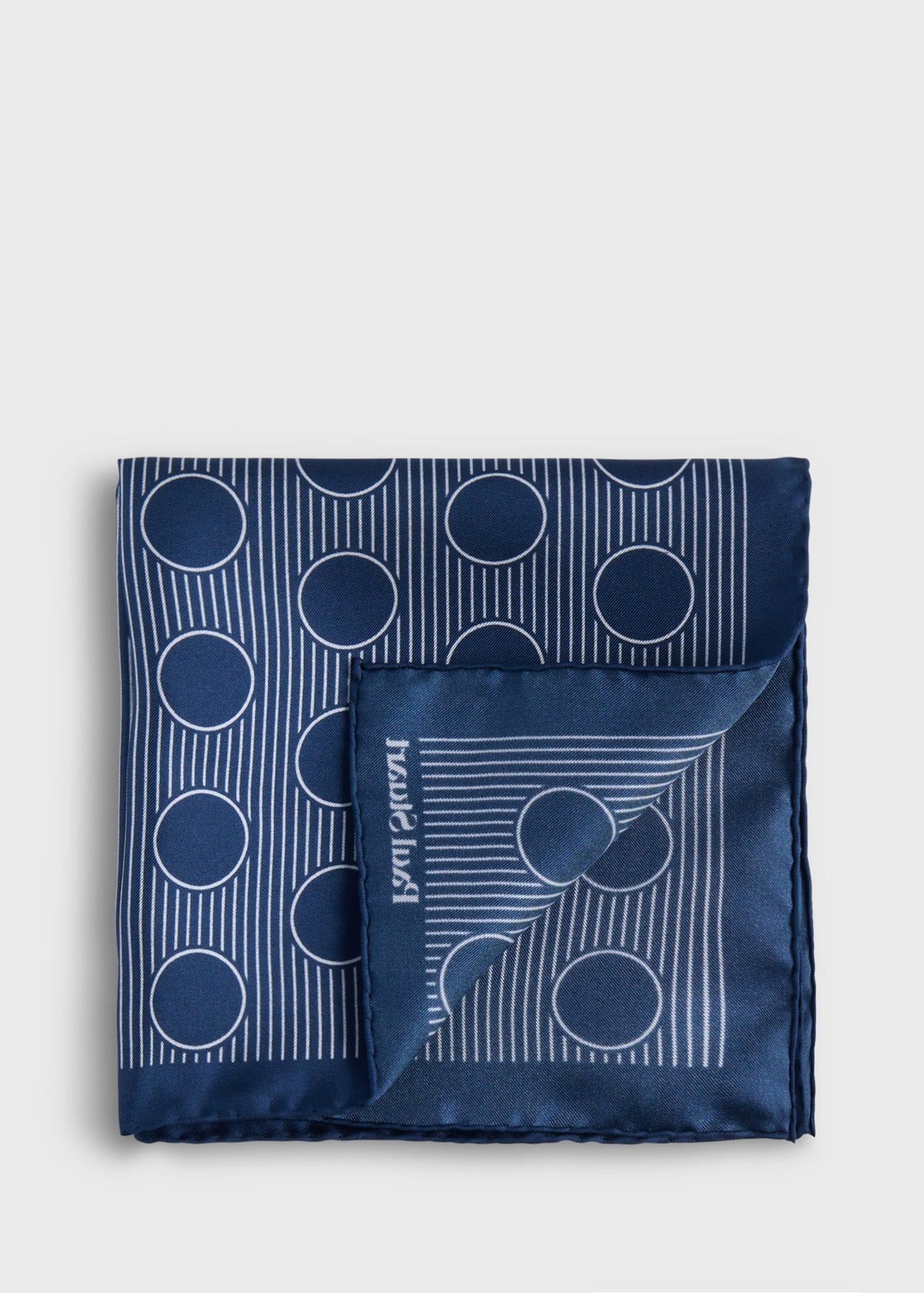Paul Stuart Trending | Printed Silk Large Dot Pocket Square