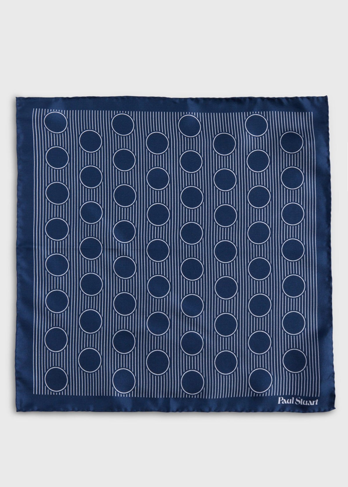 Paul Stuart Trending | Printed Silk Large Dot Pocket Square
