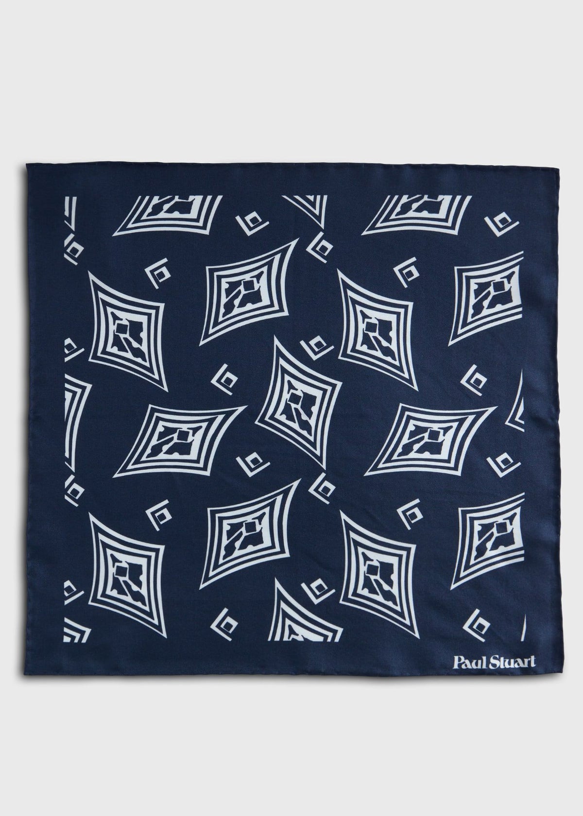 Paul Stuart Hot Sale | Geometric Print Pocket Square