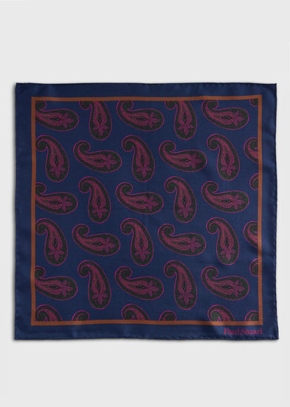 Paul Stuart Great Value | Paisley Print Pocket Square