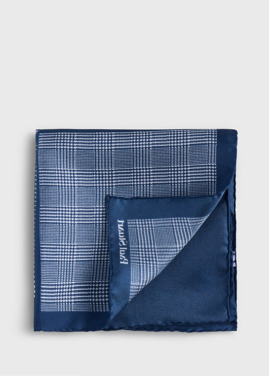 Paul Stuart Smart Buy | Printed Silk Glenn Plaid Pocket Square