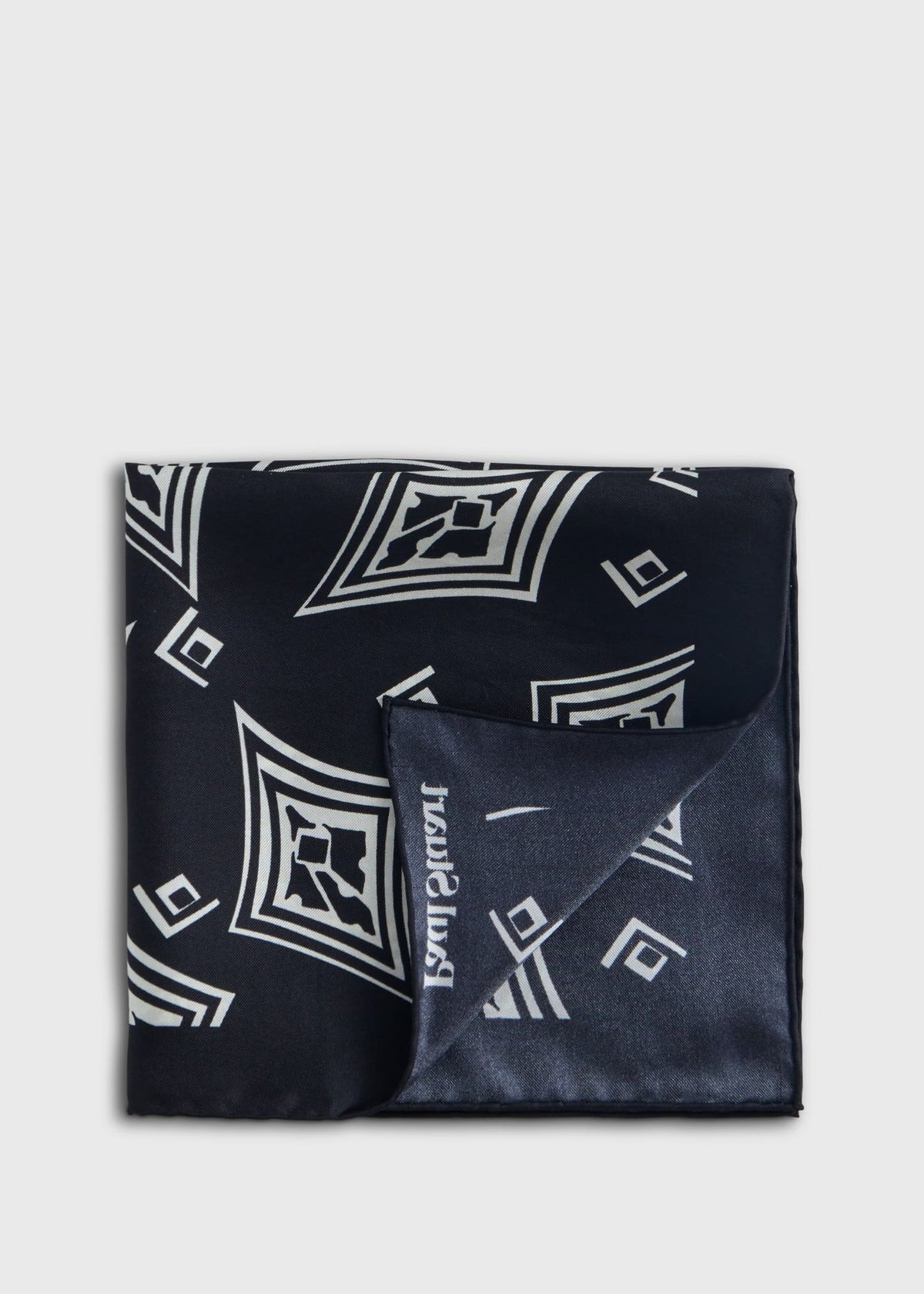 Paul Stuart Smart Buy | Geometric Print Pocket Square
