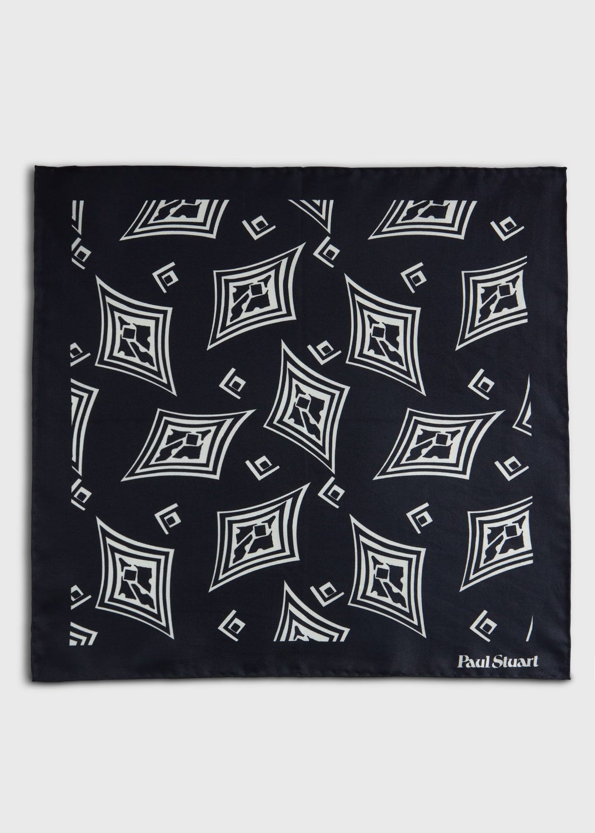 Paul Stuart Smart Buy | Geometric Print Pocket Square