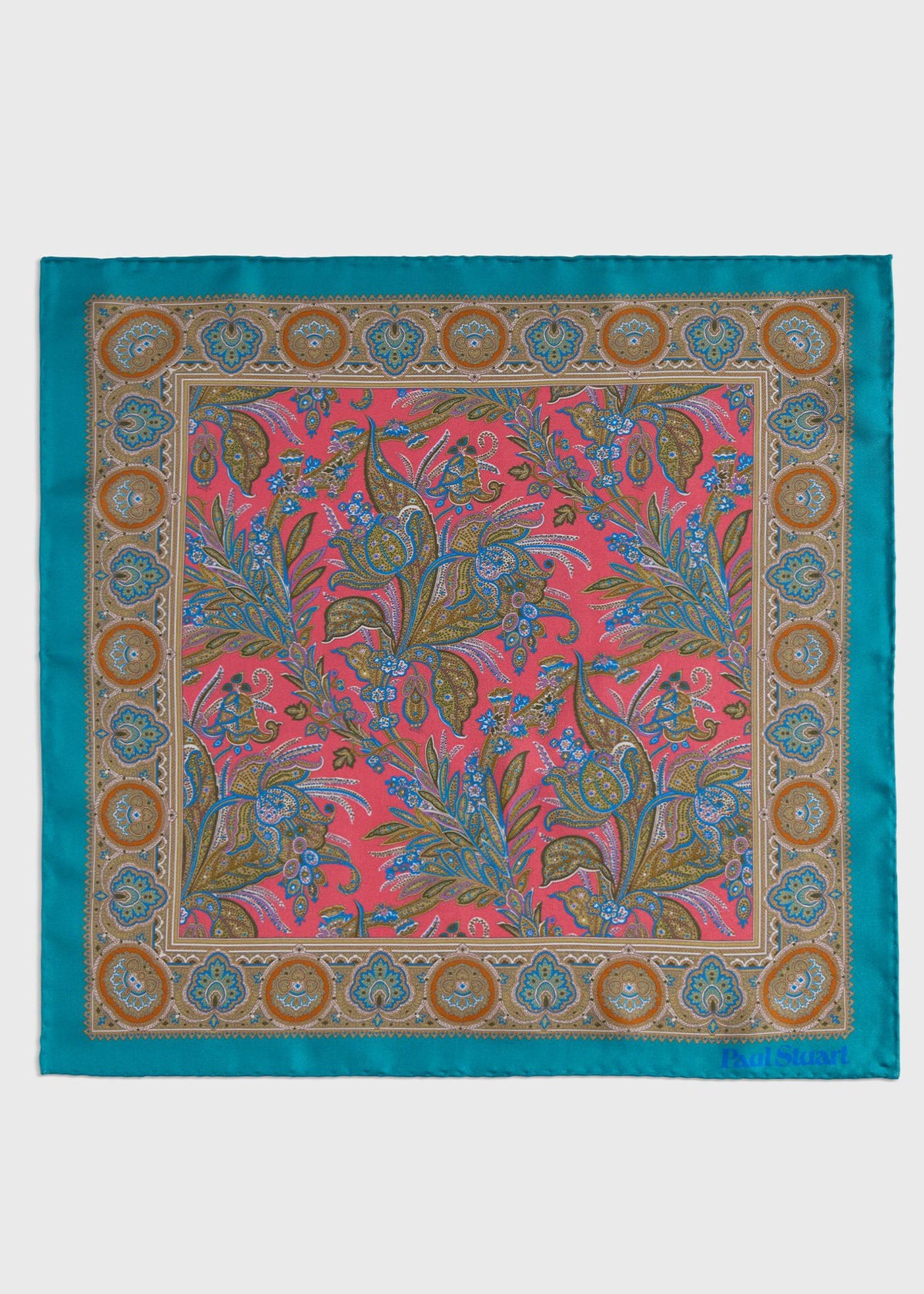 Paul Stuart Classic | Silk Paisley Pocket Square