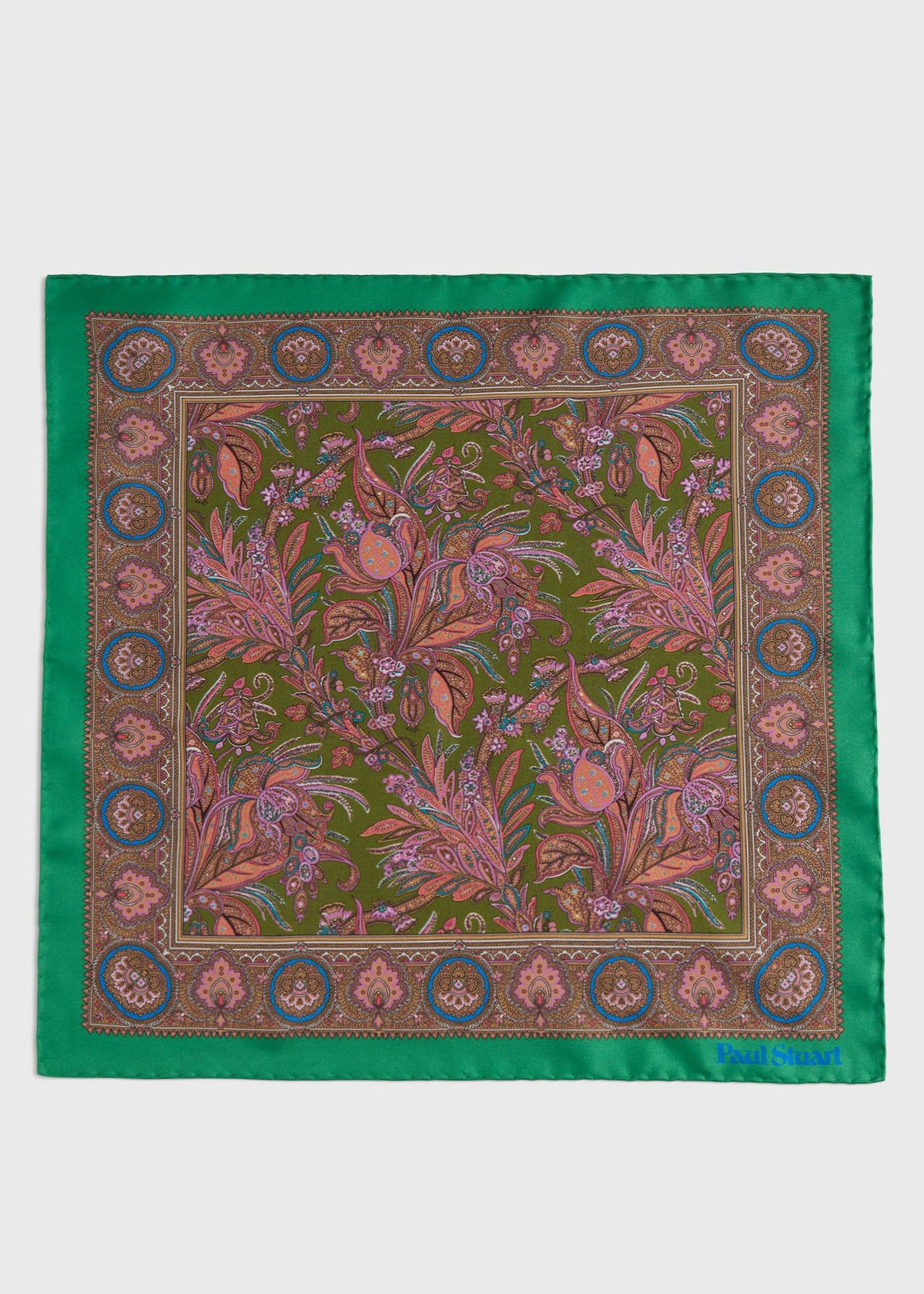 Paul Stuart Exclusive | Silk Paisley Pocket Square