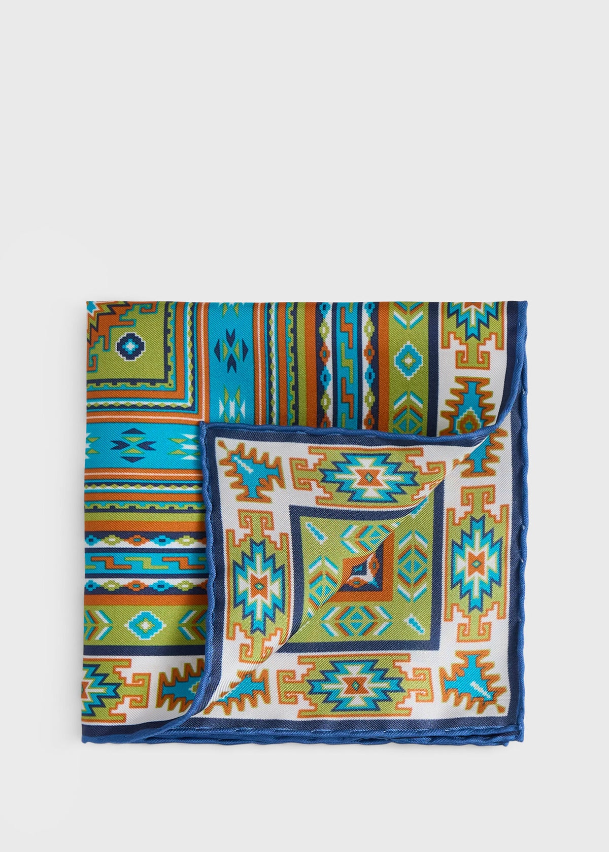 Paul Stuart Great Value | Printed Silk Pattern Pocket Square