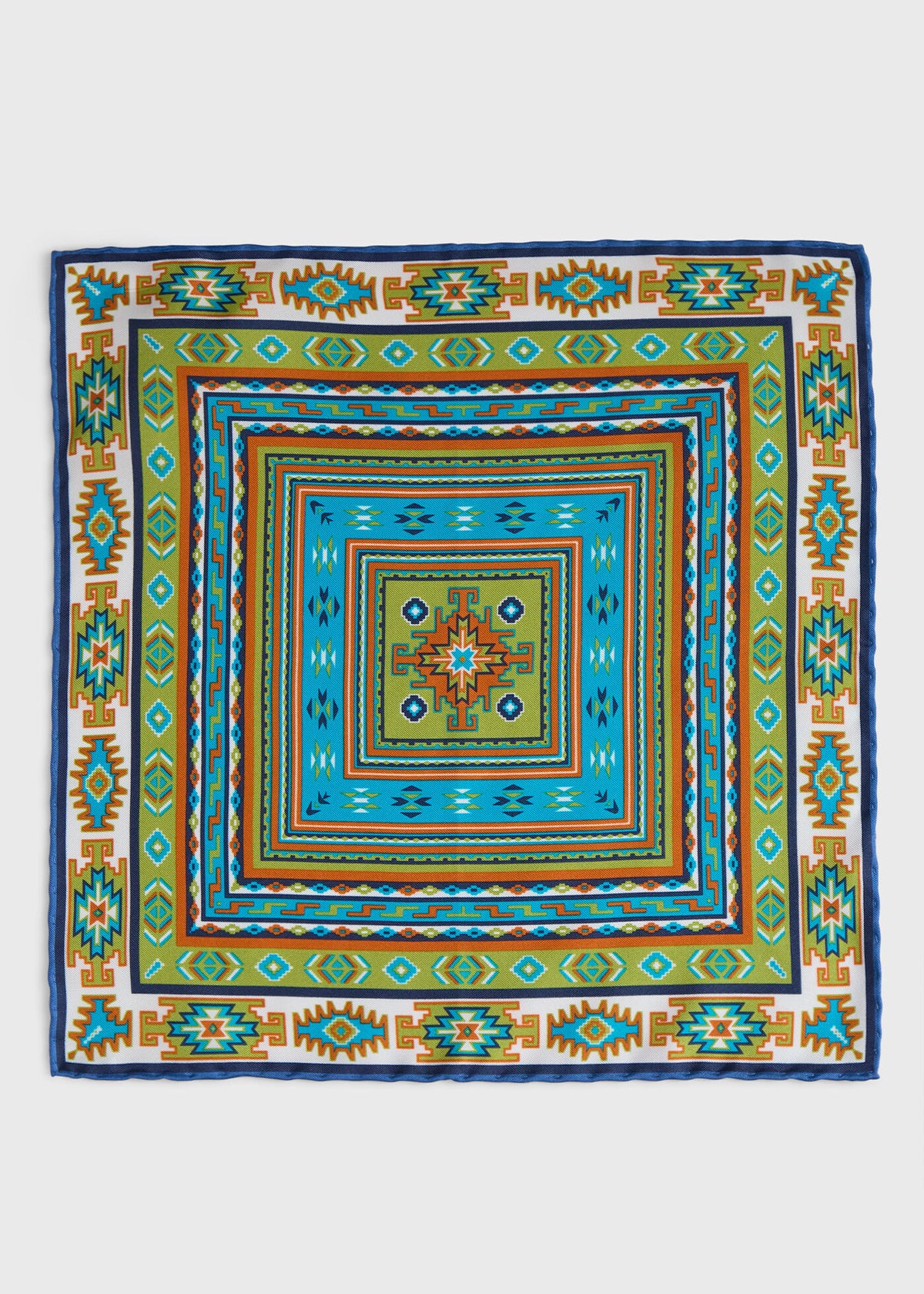 Paul Stuart Great Value | Printed Silk Pattern Pocket Square