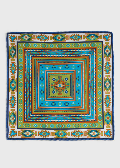 Paul Stuart Great Value | Printed Silk Pattern Pocket Square