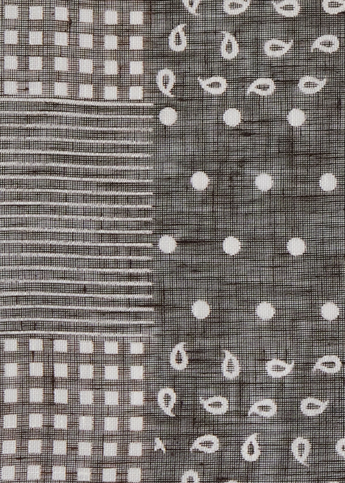 Paul Stuart Best Seller | Linen Tonal Patchwork Pocket Square