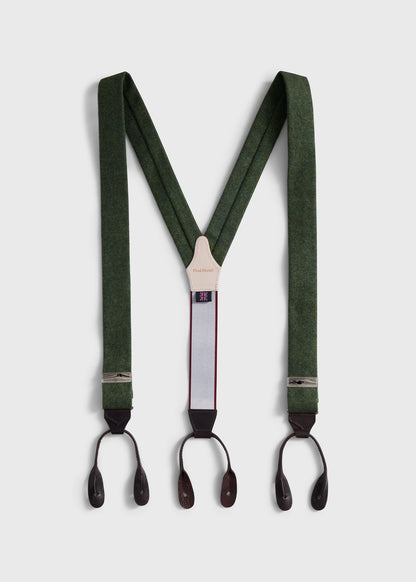 Paul Stuart Best Seller | Leather Trim Suspenders