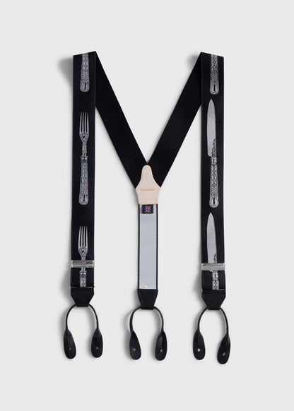 Paul Stuart Exclusive | Knife & Fork Suspenders