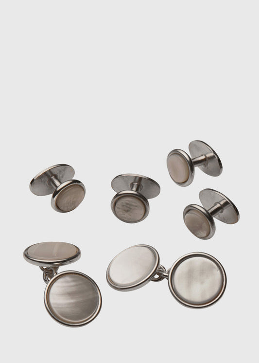 Paul Stuart Everyday | Mother of Pearl Cufflink & Stud Formal Set