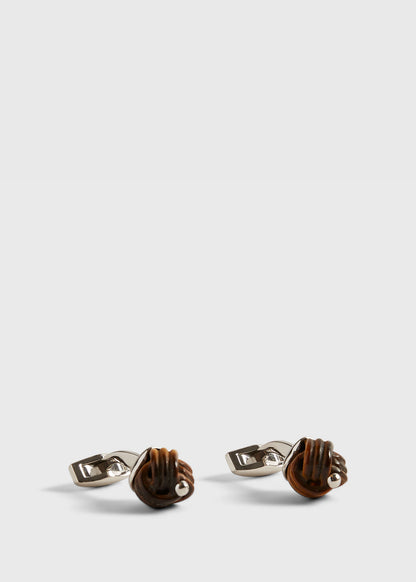 Paul Stuart New | Sterling Silver with Tiger Eye Carved Knot