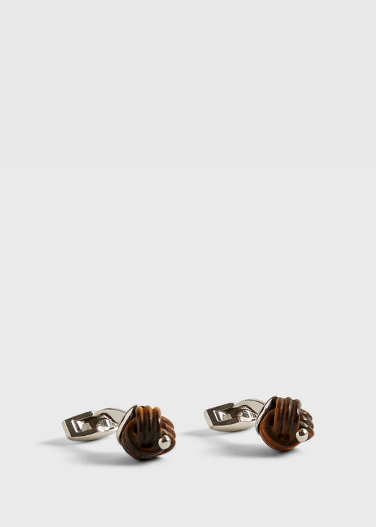Paul Stuart New | Sterling Silver with Tiger Eye Carved Knot