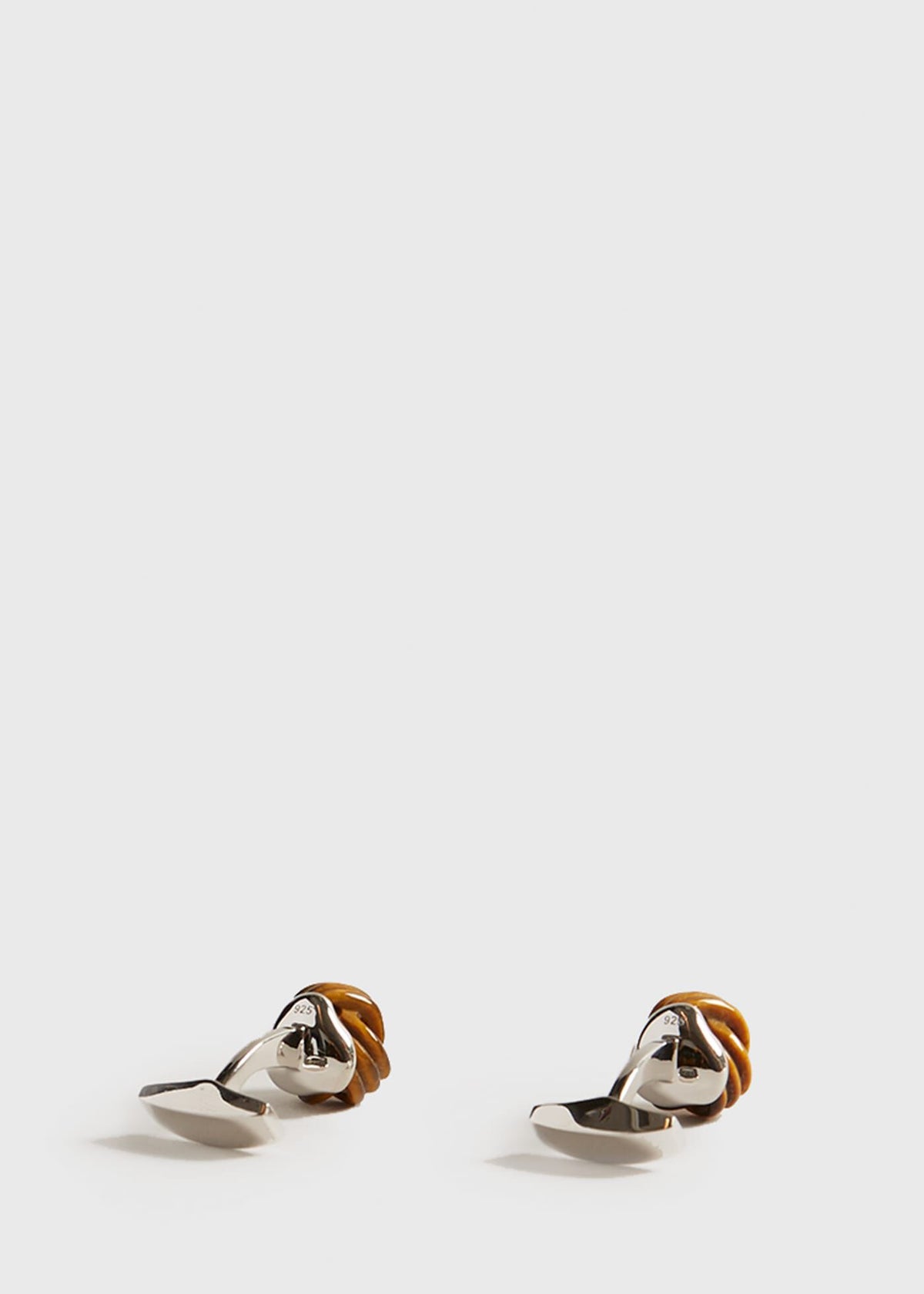 Paul Stuart New | Sterling Silver with Tiger Eye Carved Knot