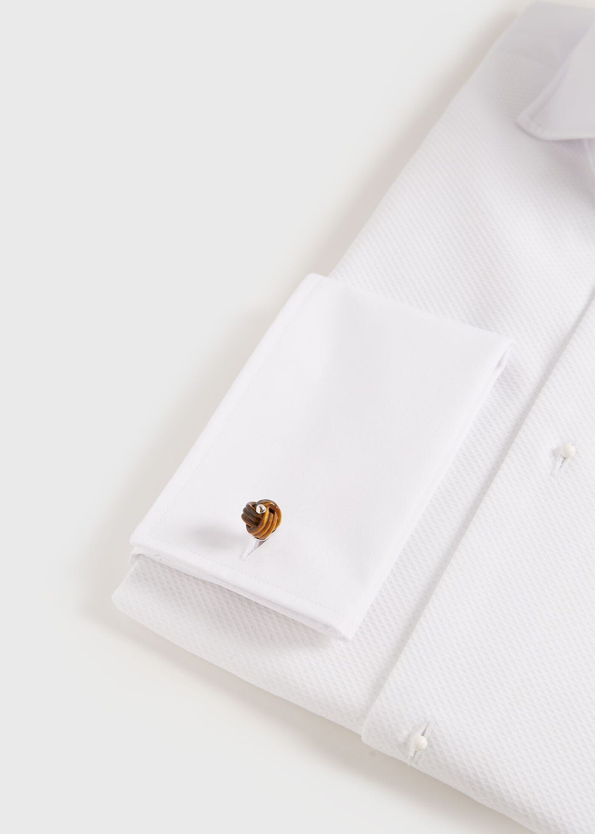 Paul Stuart New | Sterling Silver with Tiger Eye Carved Knot