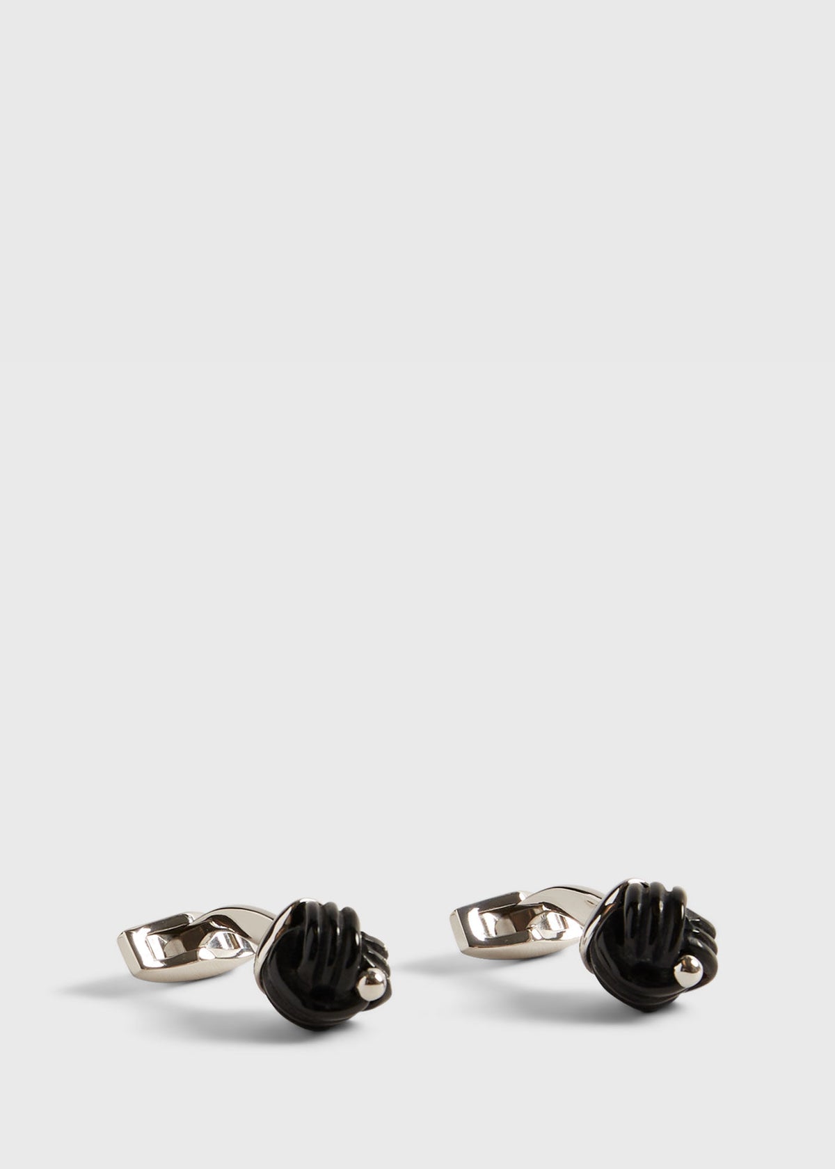 Paul Stuart Latest | Sterling Silver with Black Onyx Carved Knot