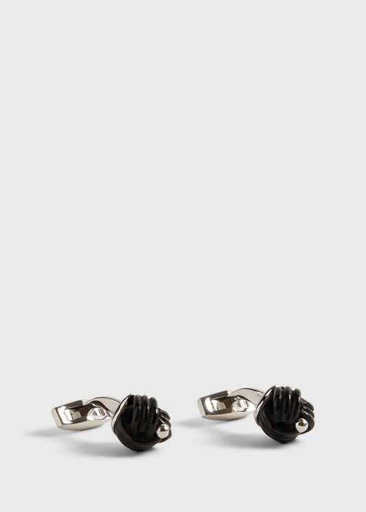 Paul Stuart Latest | Sterling Silver with Black Onyx Carved Knot