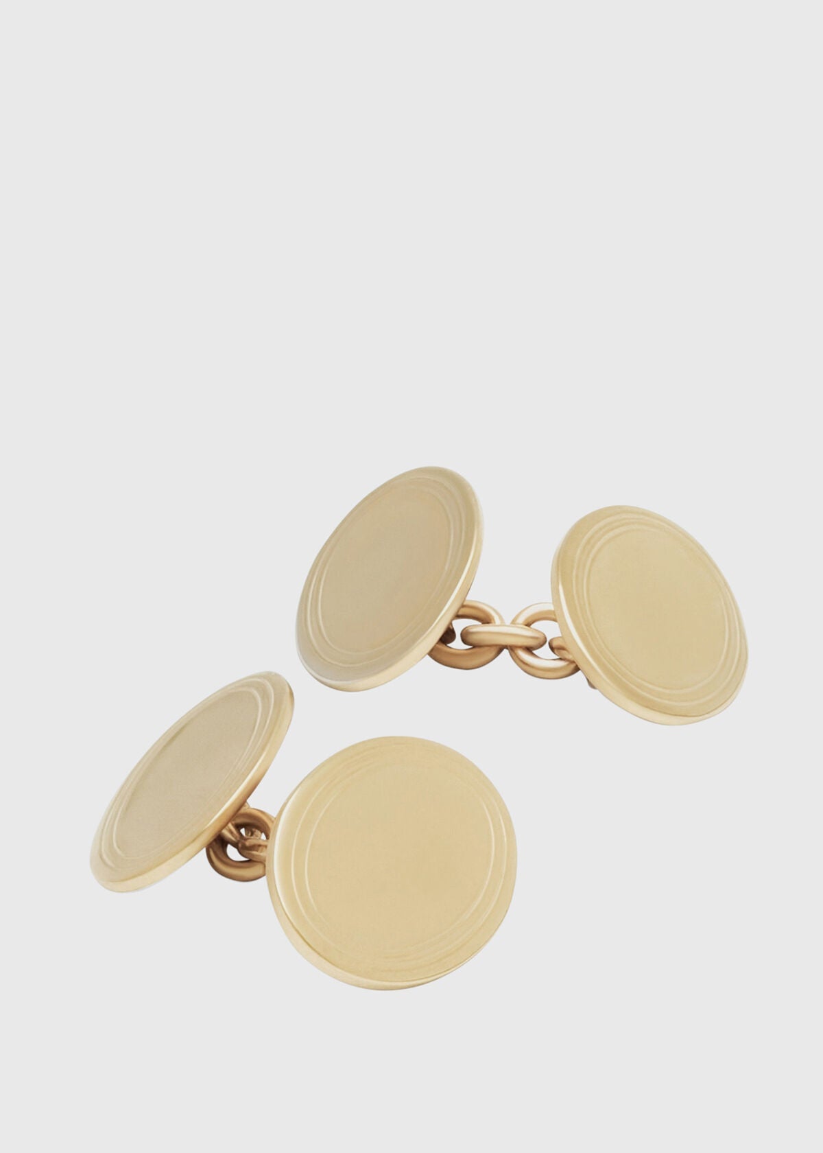 Paul Stuart Exclusive | Double Oval Engine Turned Cufflinks