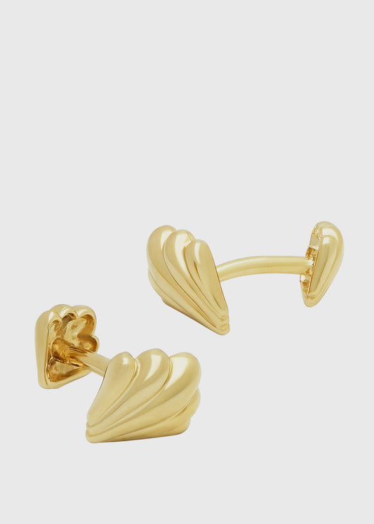 Paul Stuart Premium | Gold Double Shell Cufflinks