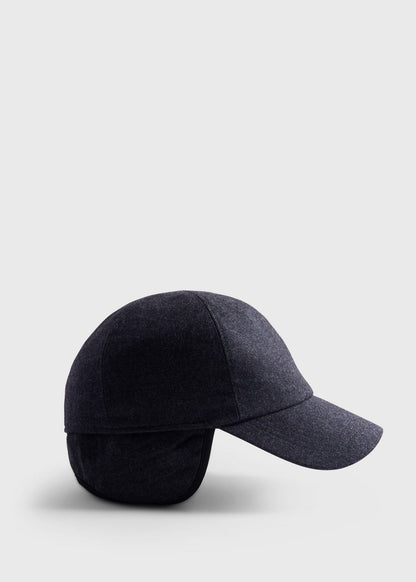 Paul Stuart Discount | Wool & Cashmere Flannel Baseball Cap