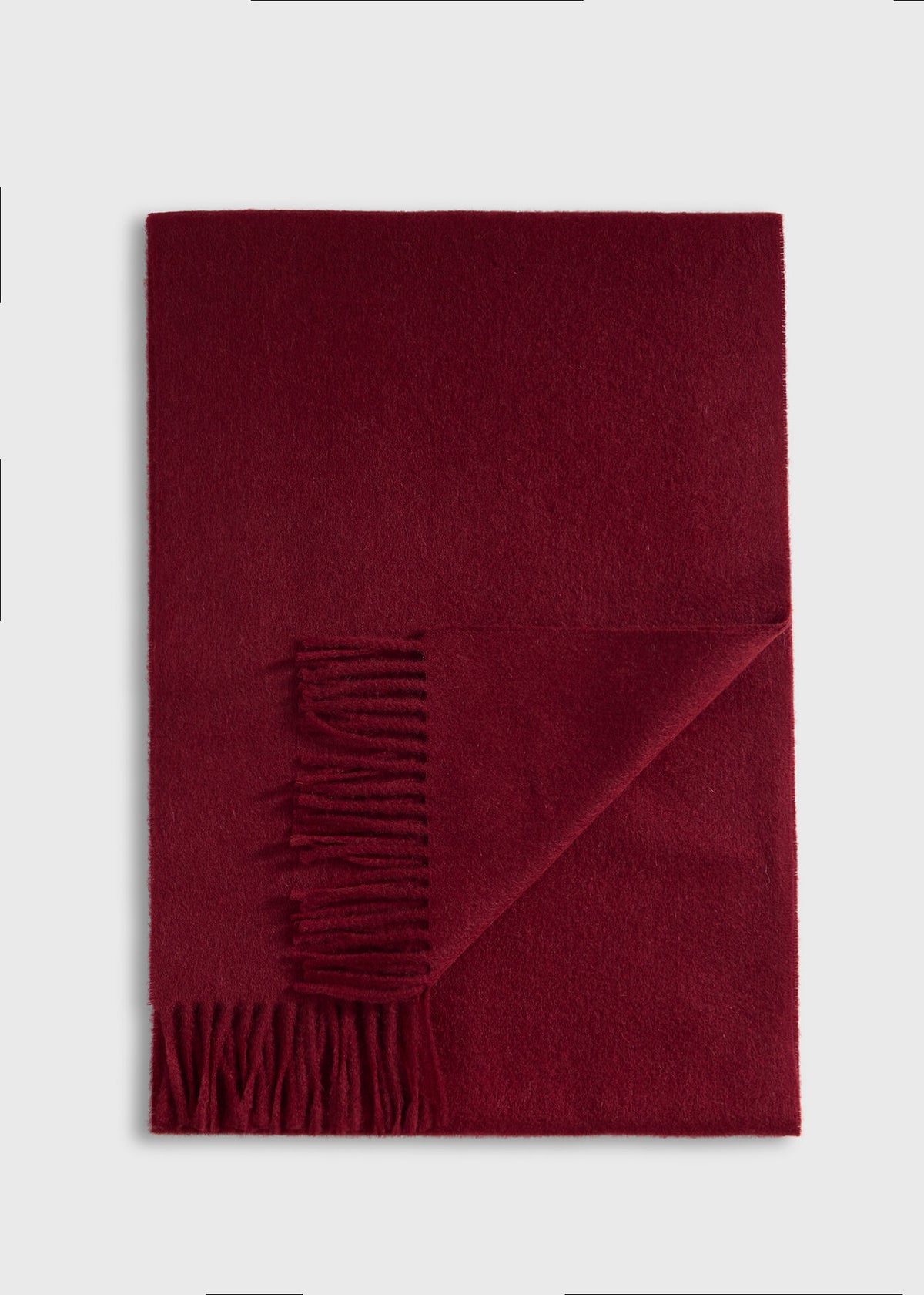 Paul Stuart Customer Favorite | Cashmere Scarf with Man on the Fence Logo