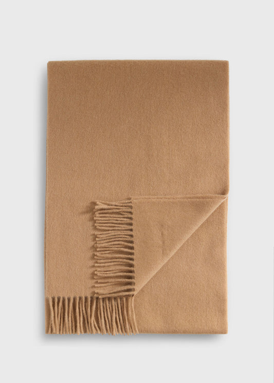 Paul Stuart Hot Sale | Cashmere Scarf with Man on the Fence Logo