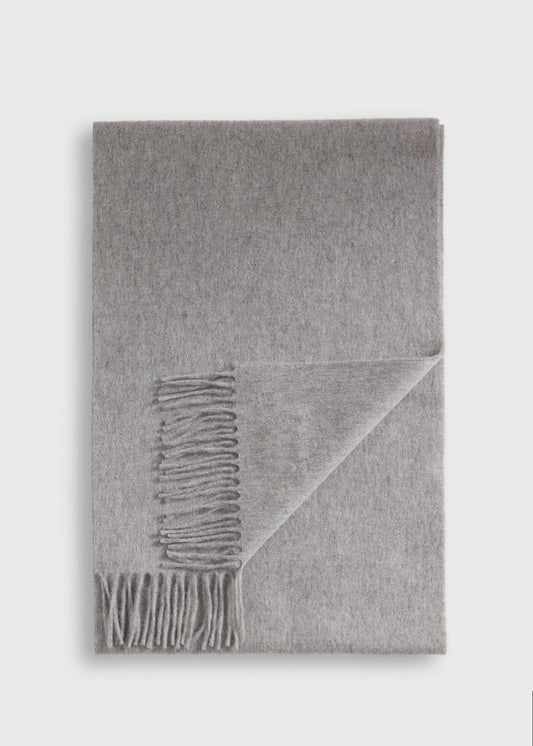 Paul Stuart Featured | Cashmere Scarf with Man on the Fence Logo
