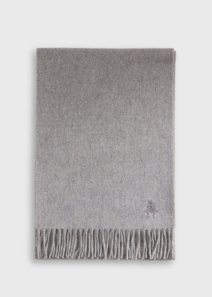 Paul Stuart Featured | Cashmere Scarf with Man on the Fence Logo