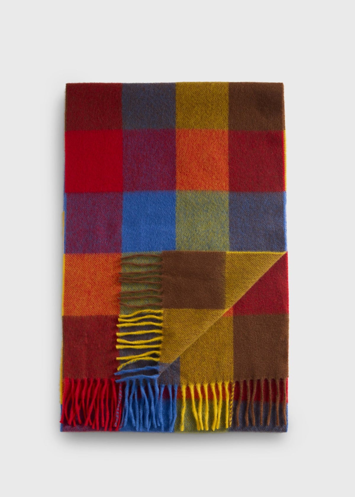 Paul Stuart Everyday | Woven Cashmere Buffalo Check Scarf