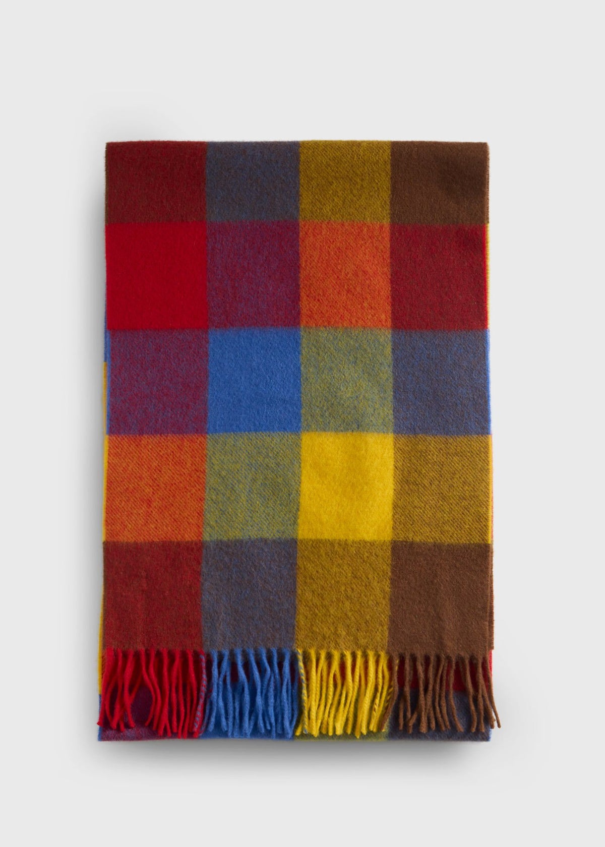 Paul Stuart Everyday | Woven Cashmere Buffalo Check Scarf