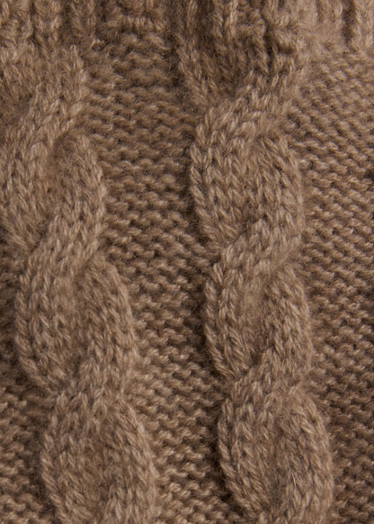 Paul Stuart Smart Buy | Suede & Cashmere Cable Knit Glove