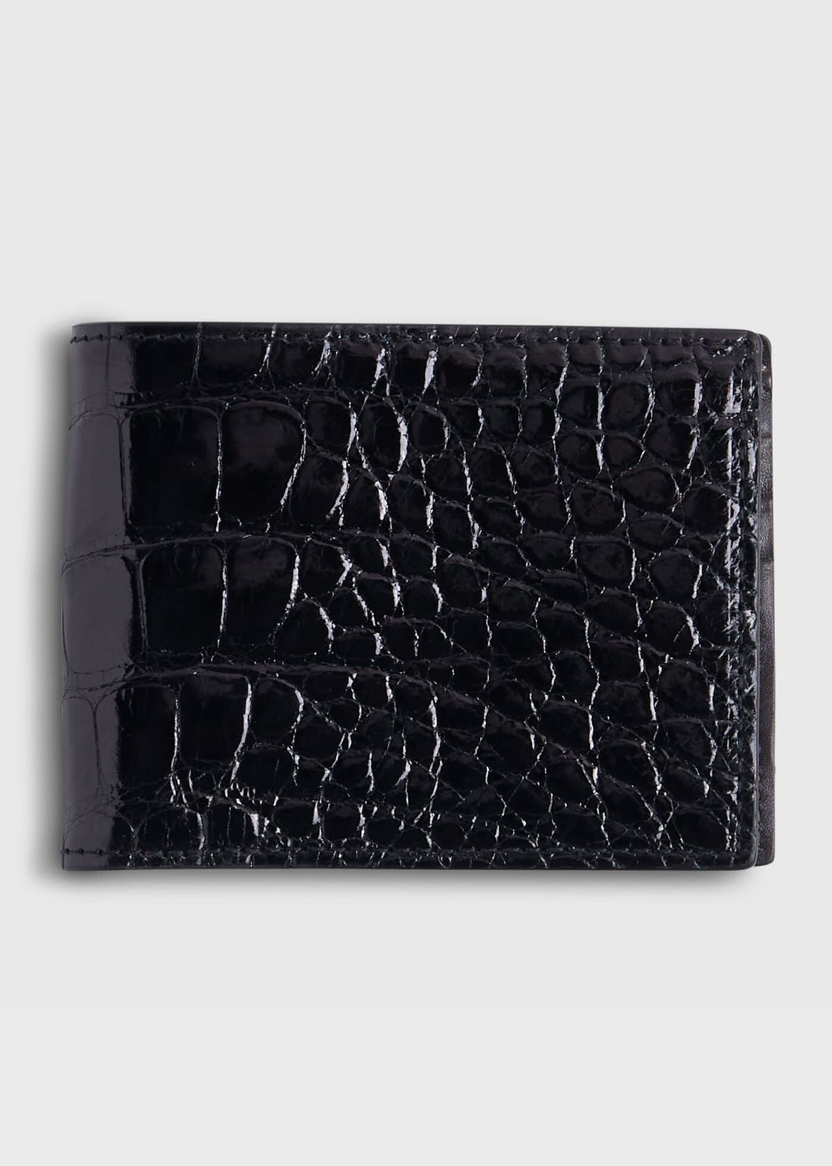 Paul Stuart Deals | Glazed Alligator Slim Billfold Wallet