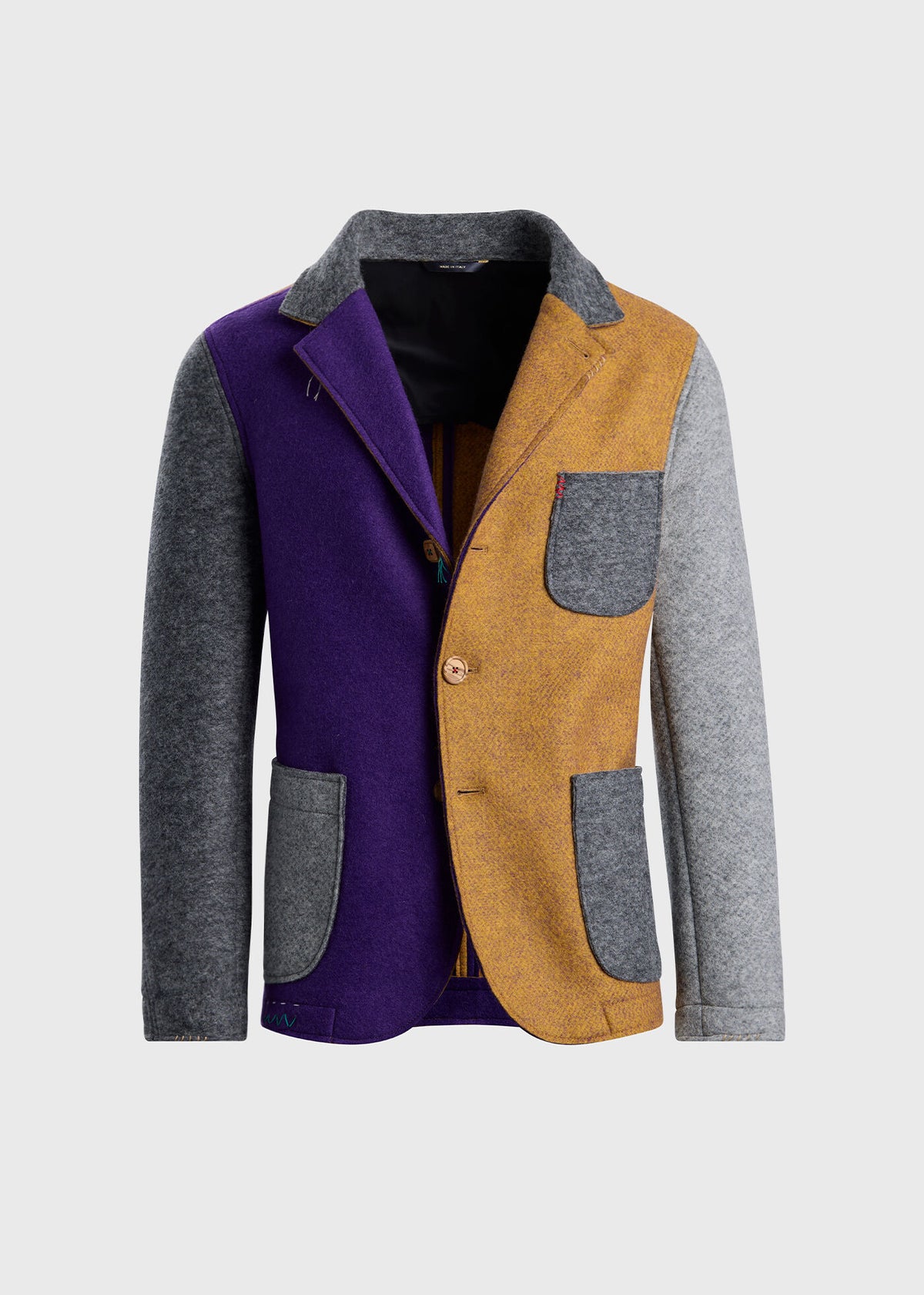 Paul Stuart Smart Buy | Colorblock Raw Edge Jacket