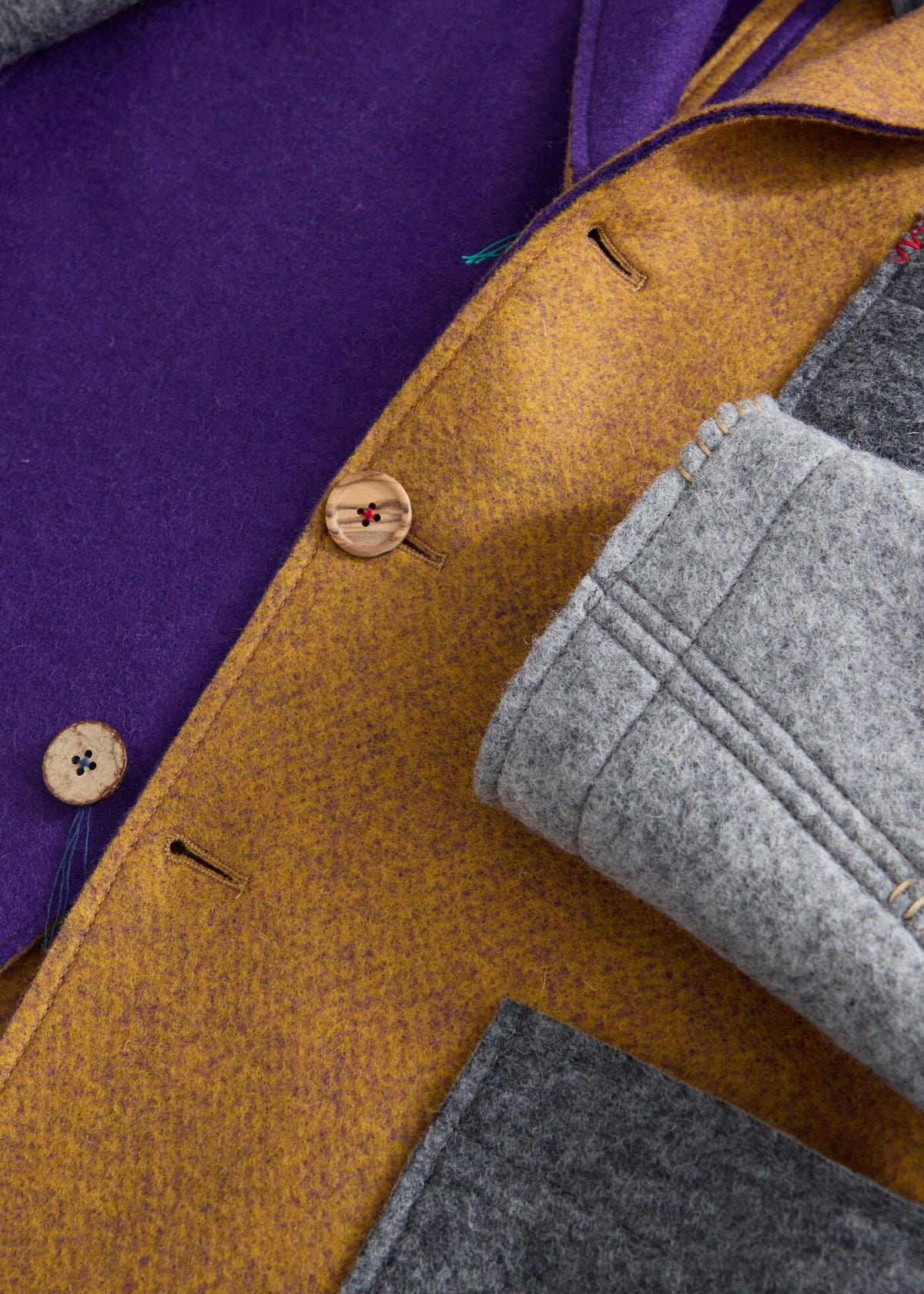 Paul Stuart Smart Buy | Colorblock Raw Edge Jacket