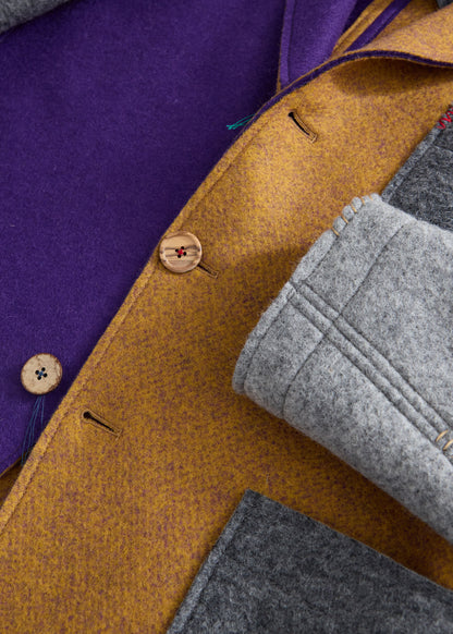 Paul Stuart Smart Buy | Colorblock Raw Edge Jacket