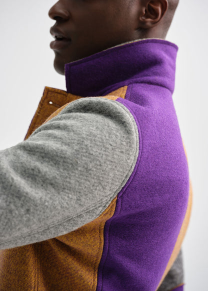 Paul Stuart Smart Buy | Colorblock Raw Edge Jacket