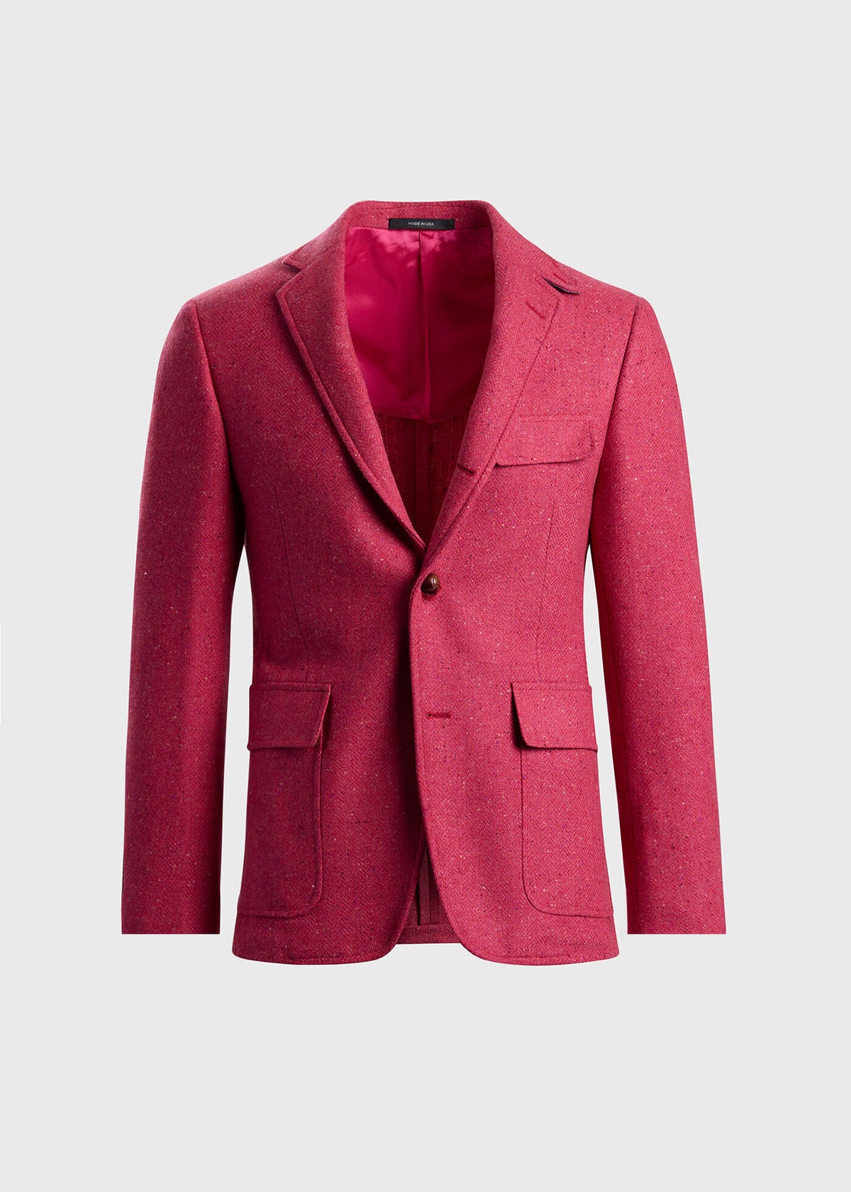 Paul Stuart Recommended | Tweed Jacket with Suede Finishing
